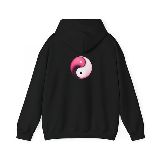 Chic Pink Logo Unisex Hoodie - Perfect for Casual Style and Everyday Comfort